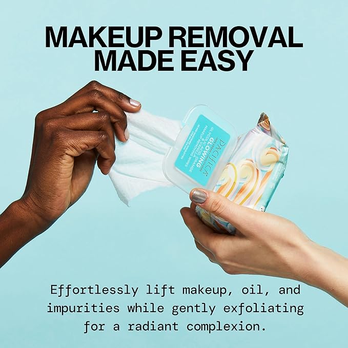 Pacifica Underarm Deodorant Wipes & Makeup Remover Face Wipes Bundle – Aluminum-Free Odor Control & Facial Cleansing Towelettes, 2-Pack (30ct Each, 60 Total) – Vegan, Cruelty-Free Travel Essentials