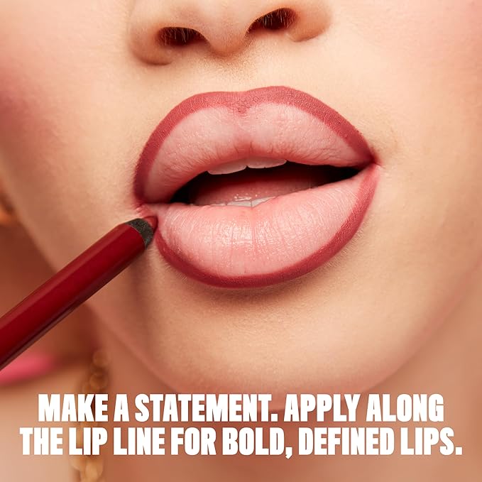 NYX PROFESSIONAL MAKEUP Line Loud Lip Liner, Longwear and Pigmented Lip Pencil with Jojoba Oil & Vitamin E - Ten Out Of Ten