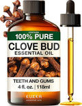 KUKKA Clove Essential Oils - 4 Fl Oz - for Hair, Skin, Diffuser, Aromatherapy & DIY Soap Making Scent
