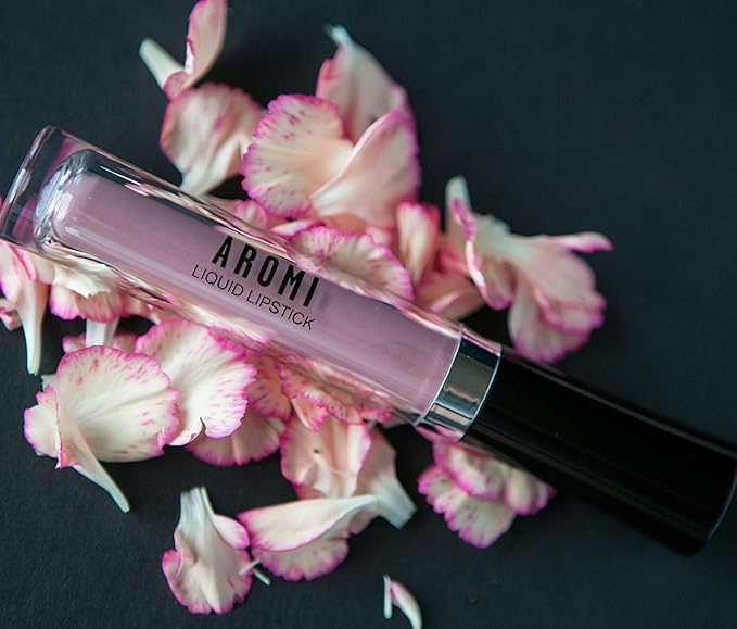 Aromi Pink Nude Matte Liquid Lipstick | Blush Beige Lip Color, Long-lasting, Waterproof, Vegan, Cruelty-free, Handmade (Toasted Almond)
