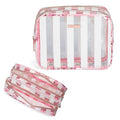 Conair Makeup Bag - Travel Toiletry Bag - Cosmetic Bag - Toiletry Bag for Women - Double Zip Organizer - Pink Floral Print