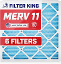 Filter King 22x28x1 Air Filter | 6-PACK | MERV 11 HVAC Pleated A/C Furnace by FilterKing