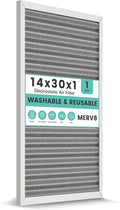 14x30x1 HVAC Furnace Air Filter, Washable Electrostatic Furnace Filter by KEYINGXUAN