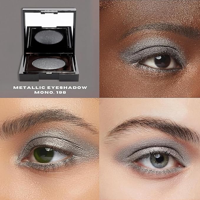 GA-DE Velveteen Metallic Eyeshadow Mono, 198 - Pearl Infused, Shimmer Eye Makeup - Silky-Soft, Densely Pigmented, Seamless Blend - 0.105 oz