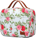 Bosidu Hanging Travel Toiletry Bag,Large Capacity Cosmetic Travel Toiletry Organizer for Women with 4 Compartments & 1 Sturdy Hook,Perfect for Travel/Daily Use/Christmas