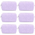 SOIDRAM Makeup Bag Preppy Cosmetic Bag Bulk Makeup Pouch Personalize Travel Toiletry Bag Organizer Cute DIY Makeup Brushes Storage Bag for Women