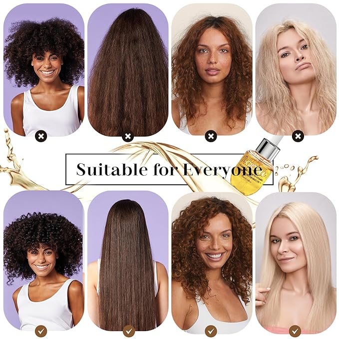 Hair Turmeric Oil, Hair Growth Serum for Curly, Thick, Frizzy, Dry, and Damaged Hair for Scalp Nourshing, Hair Strengthening, Scalp Care Products for Women and Men