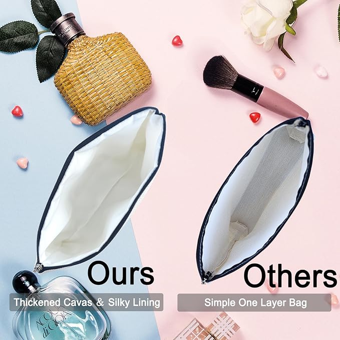 ancpeany 60th Birthday Gifts for Women Her, Happy 60th Birthday Decorations for Wife, Mom, Grandma, Friend, 1965 60 Year Old Gift Ideas Makeup Bag, Mothers Day, Christmas Cosmetic Travel Zipper Pouch