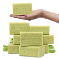 Australian Botanical Soap, 6.6 OZ, Lemongrass and Lemon Myrtle, Triple Milled Bars made with a Natural Soap Base and Enriched with Organic Shea Butter, Pack of 8