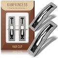 Rhinestone and Crystal Hair Clips 2-Pack, Sparkly Barrettes & Elegant Bling Accessories for Women & Girls(Set1)
