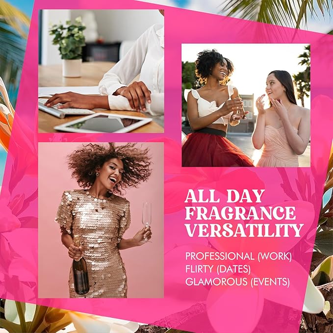 CLESH Body Spray for Women, Fragrance Mist, 3 Pack Travel Size Set, 60ml/2.1 fl oz, Velvet Blossom, Moonlight Tide, Amber Mirage
