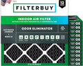 Filterbuy 24x24x1 Air Filter MERV 10 Odor & Allergy Defense by Filterbuy