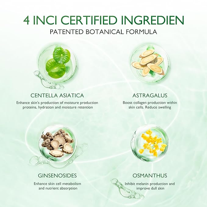 Travel Skin Care Set, Hydrating Essence, Moisturizing Cream & Ice Mask Trio, Herbal Skincare Kit for All Skin Types, Compact and TSA-Friendly, 0.15 fl. oz