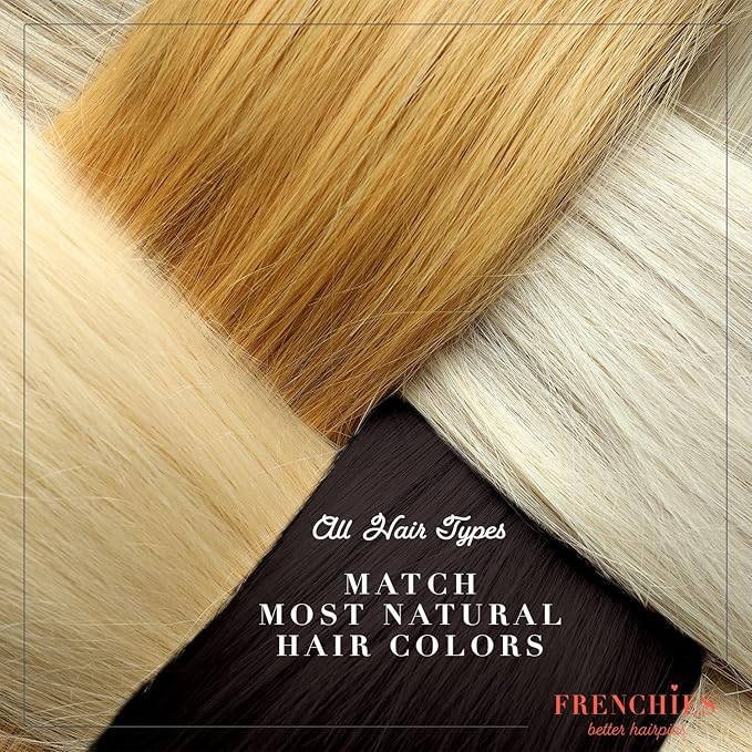Frenchies French Twist Hair Pin, Ultra Flocked Extra Soft French Hair Pins for Women, Wedding, Updo Extensions, or Wig, 20 Count, Brown