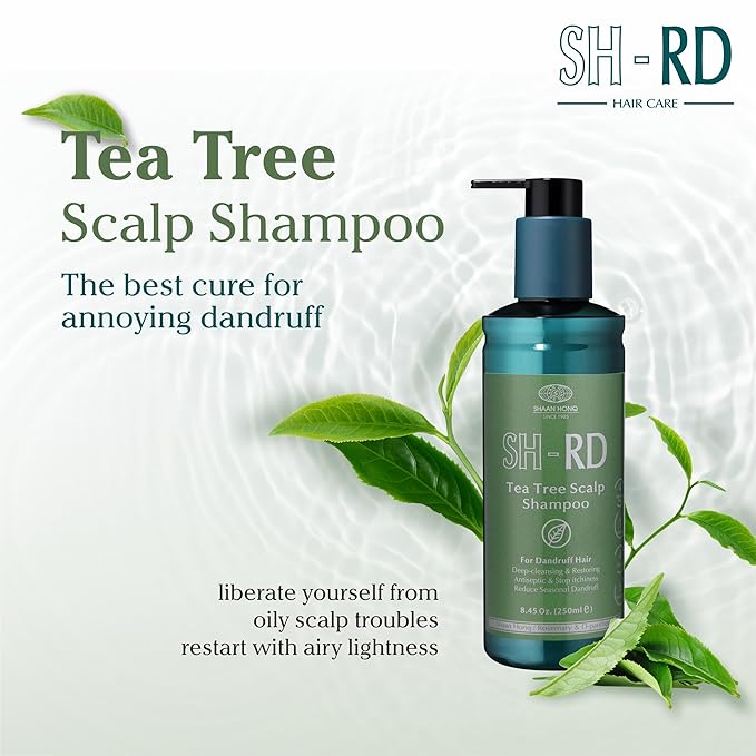 250ml Tea-Tree Shampoo + 250ml Nutra-Therapy Conditioner + 50ml Protein Cream for Dandruff & Sensitive Scalp