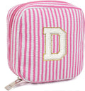 LETGO Gifts for Girls Teen Girl - Pink Preppy Makeup Bag Best Friend Birthday Gifts Teacher Gifts for Women Wedding Gifts Bridesmaid Gifts Daughter Teacher Wife Gifts Teen Girl Gifts