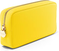 Embla Makeup Bag Travel Cosmetics Pouch and Toiletry Bag, Nylon Zipper Pouch Purse, Cute Make Up Organizer Storage Tote for Women Girls, Waterproof Travel Skincare Case, Small Makeup Bags, Lemon