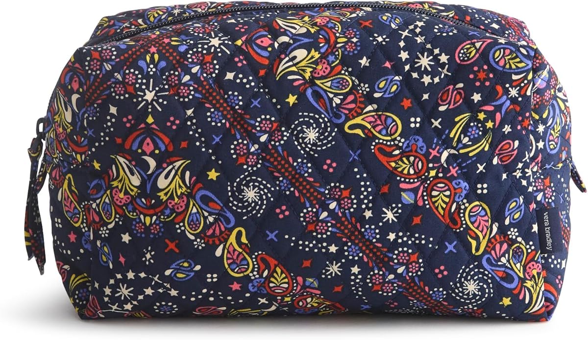 Premium Cotton Large Cosmetic Makeup Bag