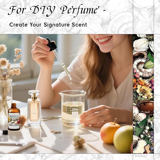 HIQILI Cedar Cologne Fragrance Oil for DIY Candle & Soap Making, Long-Lasting, Luxury Hotel Scents for Diffuser - 1 Fl Oz