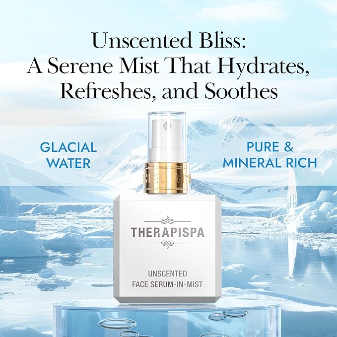 THERAPISPA Face Serum-In-Mist – Refreshing Face Mist & Spray Serum with Niacinamide, Panthenol & Hyaluronic Acid for Hydration, Balance & Skin Vitality (Phyto, 2.0 fl oz)