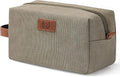 Janhavi Waterproof Make Up Bag, Personalized Initials & Wheat Ear,Travel Essentials Toiletries Men, Men's Accessories Storage, Mens Travel Bag Toiletry,Traveling bags for men(Olive Green Q)