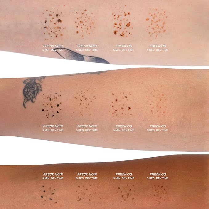 Freck Beauty, The Original Freckle Pen, NOIR – Natural-Looking, Buildable and Long-Lasting Faux Freckles with Clean, Vegan Formula, All Skin Tones, NOIR - (Medium/Dark)