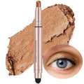 Eyeshadow Stick Makeup, Waterproof Hypoallergenic Long Lasting Cream Eye Shadow Pencil, Highlighter Matte Crayon eyes liner, Glitter Primer Palette Shimmer Eyeliner Pen, Clove Shimmer