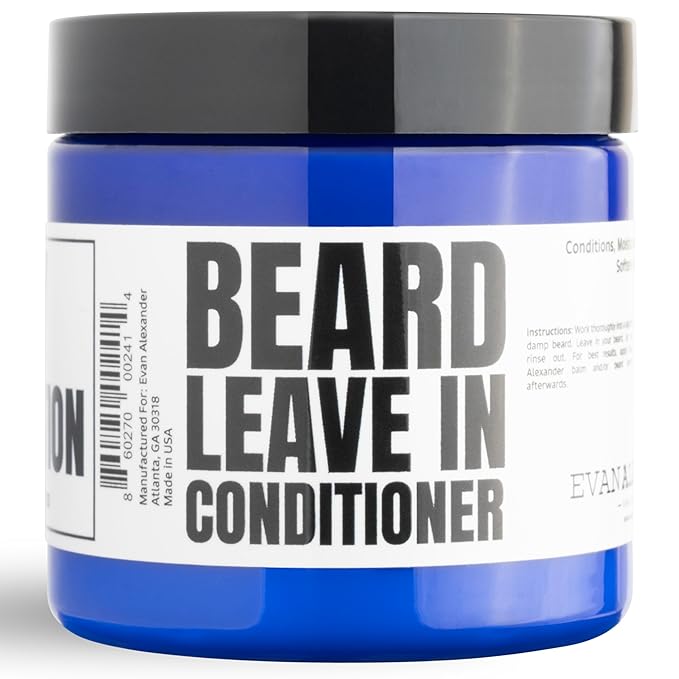 Evan Alexander Fine Grooming MY Hydration Beard Leave-In Conditioner for Men - 4 oz, Hydrates, Softens, Eliminates Dryness, Tames Frizz, Promotes Healthy Beard Growth