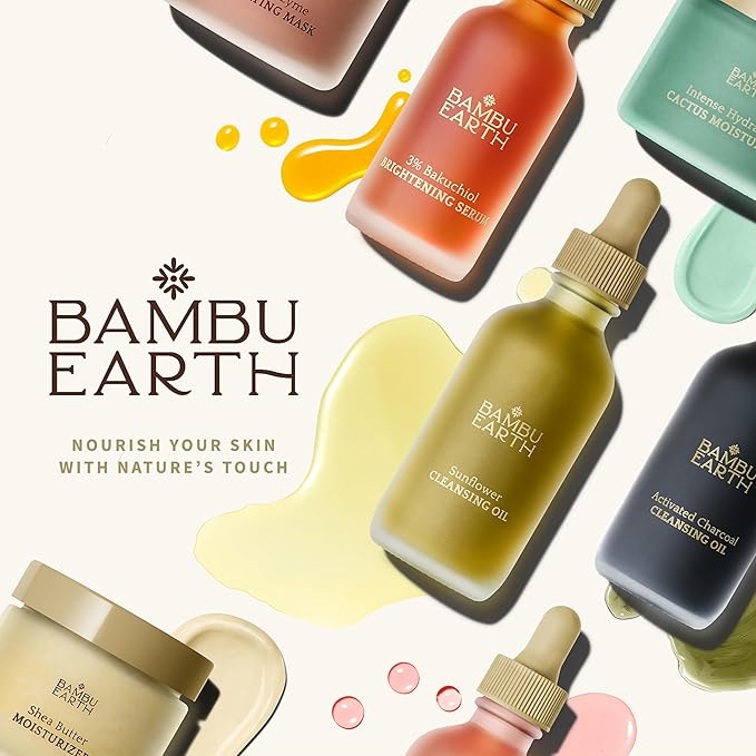 Bambu Earth Apple Cider Face Toner - Clarifying and Refreshing Alcohol-Free Toner for Face Formulated with Rosemary Hydrosols - Gently Cleanses & Restores Skin pH Balance for Daily Skincare - 4 Fl. oz