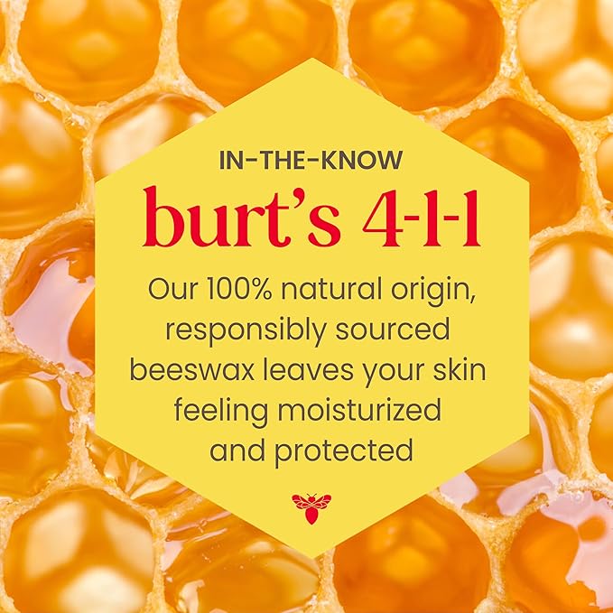 Burt's Bees Shimmer Lip Tint Set, Tinted Lip Balm Stick, Moisturizing for All Day Hydration with Natural Origin Glowy Pigmented Finish & Buildable Color, Fig (4-Pack)