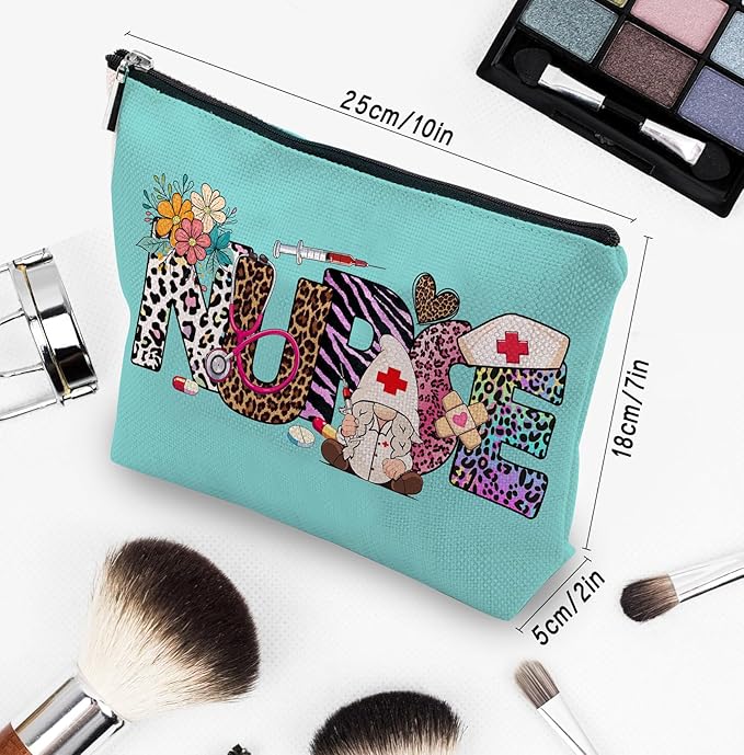 Nurse Gifts for Women Makeup Bag, Gifts for Nurses Female, Nurse Accessories Bag for Work, Nursing Essentials for Nurses, Best New Nurse Gifts Supplies Pouch