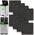 8 Pack Activated Carbon Filters Fits EKO Trash Can by Aolleteau