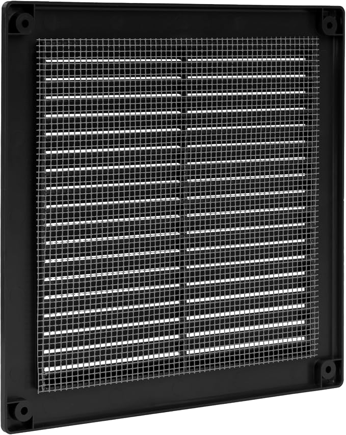 Vent Systems 6" x 6" Black Plastic Soffit Vent Cover - Image 8