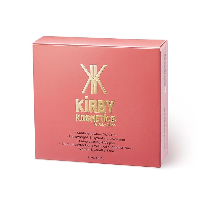 Konfident Glow Skin Tint – Caramel Confidence Hydrating Oil-Free Glass-Skin Foundation, Buildable Light-to-Medium Coverage, 30 ml – Inclusive Clean Makeup for Radiant Confidence
