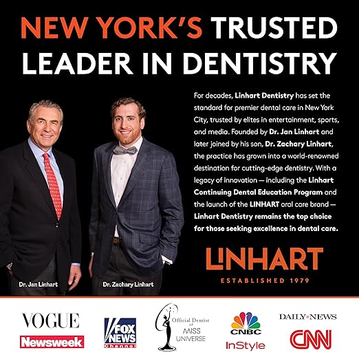 Linhart Teeth Whitening Pen – Professional Strength Gel for a Brighter Smile – Fast, Safe, and Easy-to-Use Whitening – No Sensitivity – Compact & Travel-Friendly – 30+ Applications