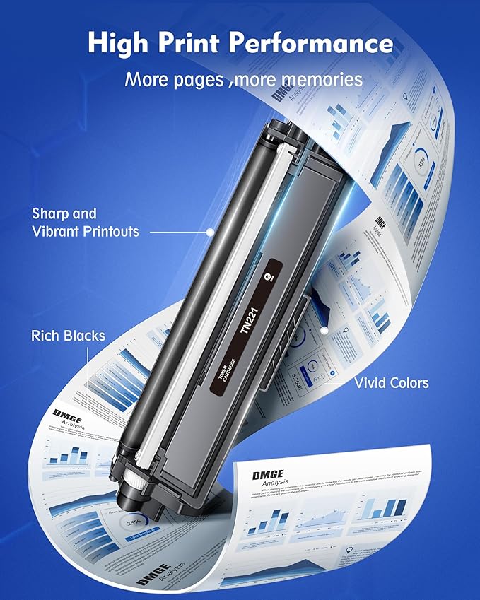 TN221BK TN221 Toner Cartridges - Replacement for Brother TN221 Toner Cartridges for Brother MFC-9130CW HL-3170CDW HL-3140CW HL-3180CDW MFC-9330CDW MFC-9340CDW HL-3150CDN 9020CDN Printer(Black, 2-Pack)