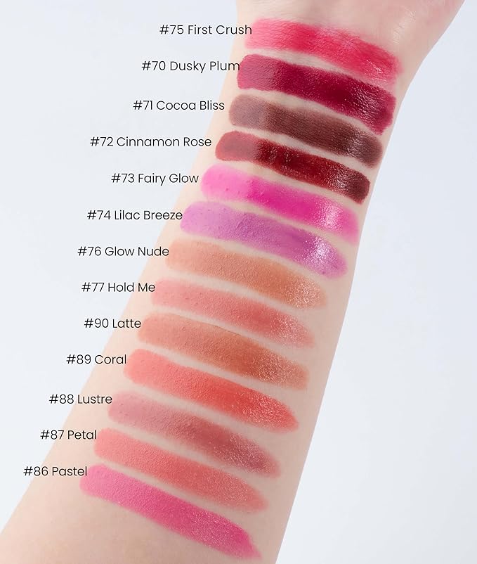 Moisture Nude Lipstick – Hydrating Lip Balm for Dry, Cracked Lips, Weightless Creamy Lip Color with Vitamin E, Hydrasmooth, Glossy Juicy Finish, Long Lasting for Women (Lustre)
