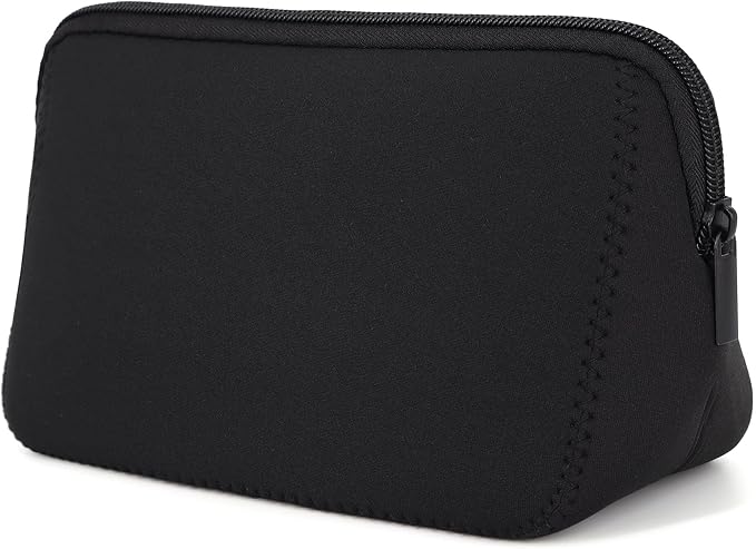 Cosmetic Bag Waterproof Neoprene Zipper Pouch Travel Portable Toiletry Makeup Bags Organizer Case for Women and Girls