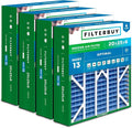 Filterbuy 20x25x6 Air Filter MERV 13 Optimal Smoke & Allergy Defense, Pleated by Filterbuy