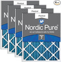 Nordic Pure 20x20x1 Pleated MERV 7 Air Filters 4 Pack by NordicPure