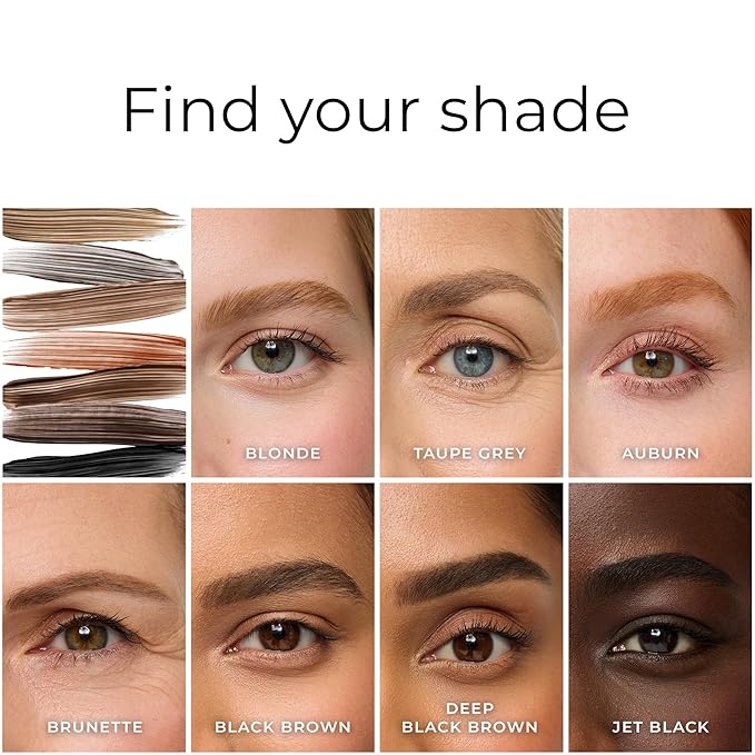 WUNDERBROW Waterproof Eyebrow Gel, Taupe-Grey, Vegan and Cruelty-Free