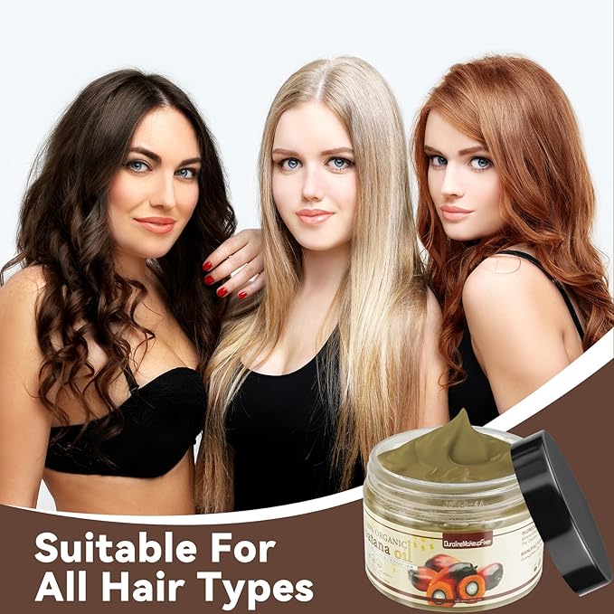 100% Unrefined Raw Batana Oil for Hair Growth,Dr. Sebi Batana Oil from Honduras,Natural Hair Growth Oil Prevents Hair Loss,Repair Damaged Hair.Eliminates Split Ends for Men & Women 4.23 OZ