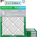 Filterbuy 17.5x23.5x1 Air Filter MERV 8 Essential Dust & Allergy Defense by Filterbuy