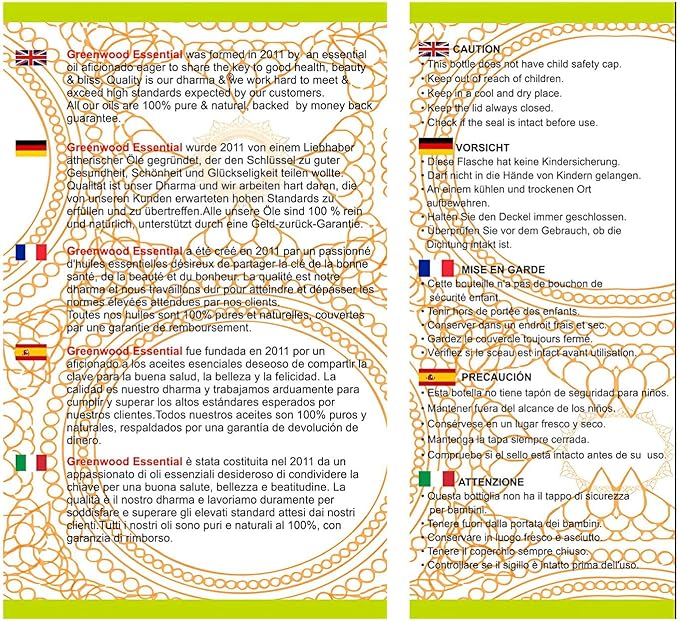 Greenwood Essential Pure Clary Sage Essential Oil (Salvia sclarea) with Glass Dropper Steam Distilled (Pack of Two) 100ml X 2 (6.76 oz)
