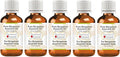 Greenwood Essential Pure Bergamot Essential Oil (Citrus bergamia) Steam Distilled (Pack of Five) 100ml X 5 (16.9 oz)