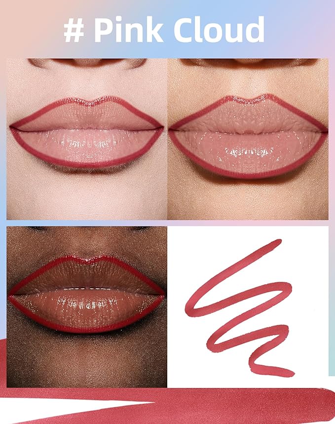 KIMUSE Long-Lasting Lip Stain Peel Off Mask, 12H Smudge-Proof Transfer-Resistant Lip Tint, Vegan & Non-Drying Formula for Bold Matte Finish, Easy Peel Application