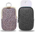 COOKOOKY 2 Pack Hand Sanitizer Spray Case Compatible with Touchland, Hand Sanitizer Holder, Mini Zippered Pouch, Small Makeup Bag for Women Friends Girls Gifts Idea