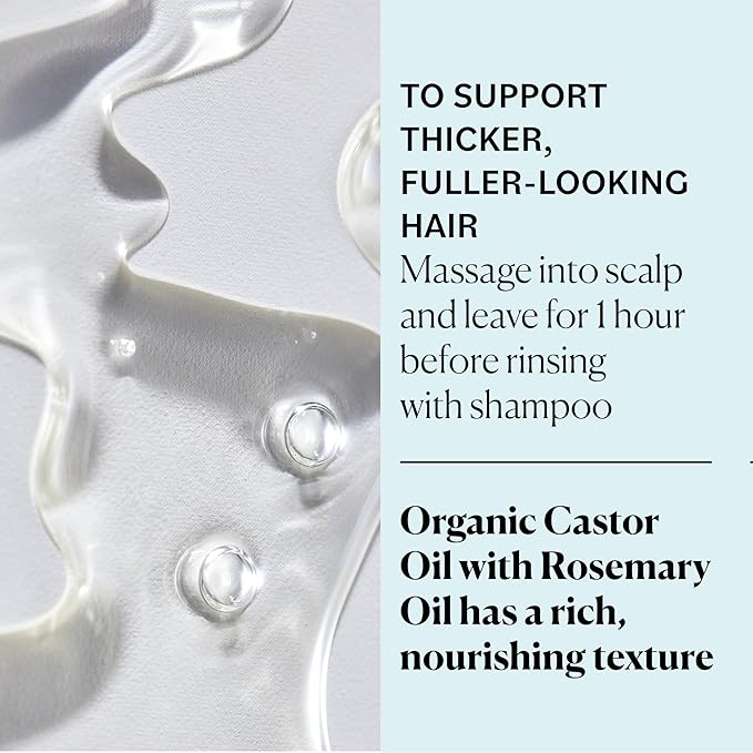Sky Organics USDA Organic Castor Oil with Rosemary Oil, Strengthening Oil, Pure Potent Blend, Hexane Free, Invigorates Scalp, Supports Stronger, Fuller-Looking Hair, Textured Hair, w ebook