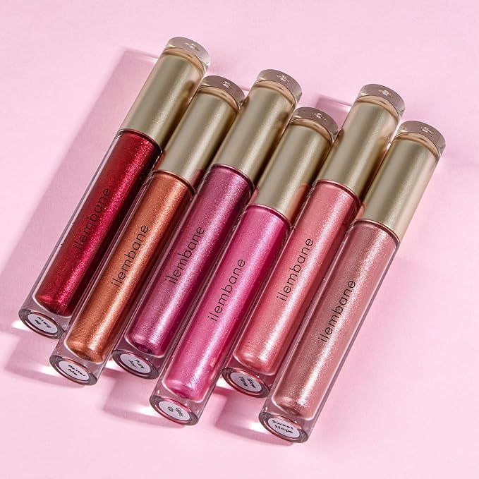 Metallic Liquid Lipstick Dark Red – High Pigment Long-Lasting Waterproof Lip Gloss, Smudge-Proof, Lightweight Red Metallic Lip Makeup for Parties & Everyday Wear (Be Brave)