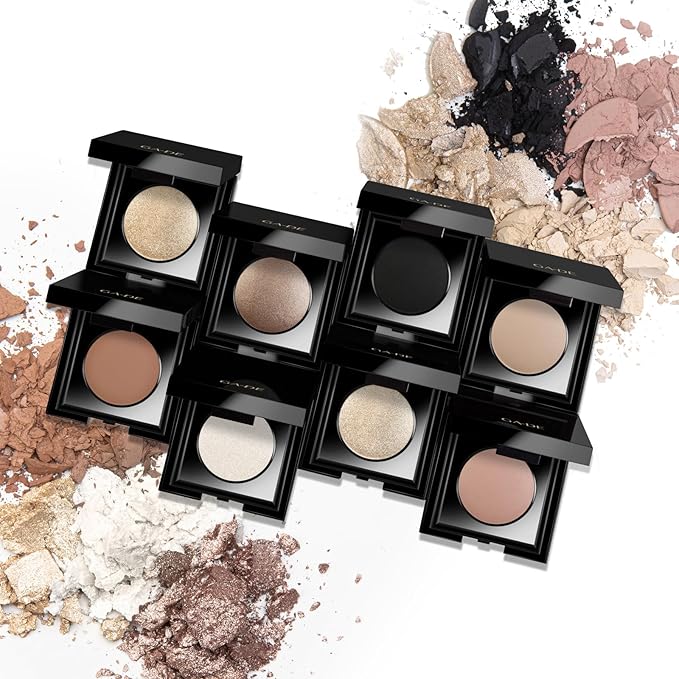 GA-DE Velveteen Metallic Eyeshadow Mono, 235 - Pearl Infused, Shimmer Eye Makeup - Silky-Soft, Densely Pigmented, Seamless Blend - 0.105 oz